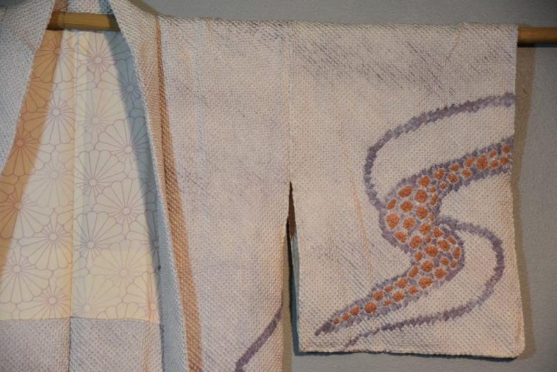 Vintage Silk Shibori Haori - Image 6