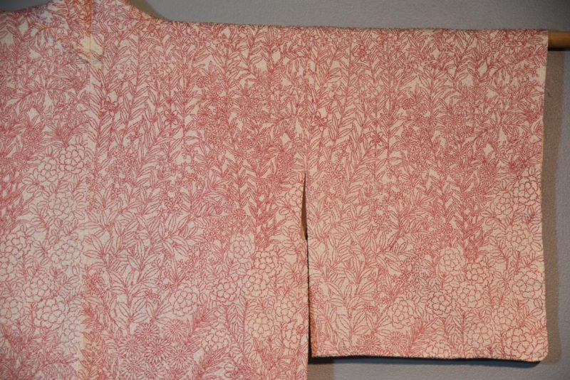 Vintage Silk Shibori Haori Jacket - Image 13