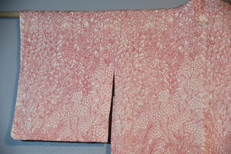 Vintage Silk Shibori Haori Jacket - Image 12