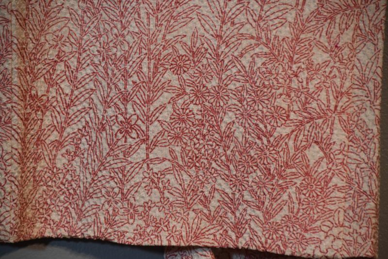 Vintage Silk Shibori Haori Jacket - Image 8
