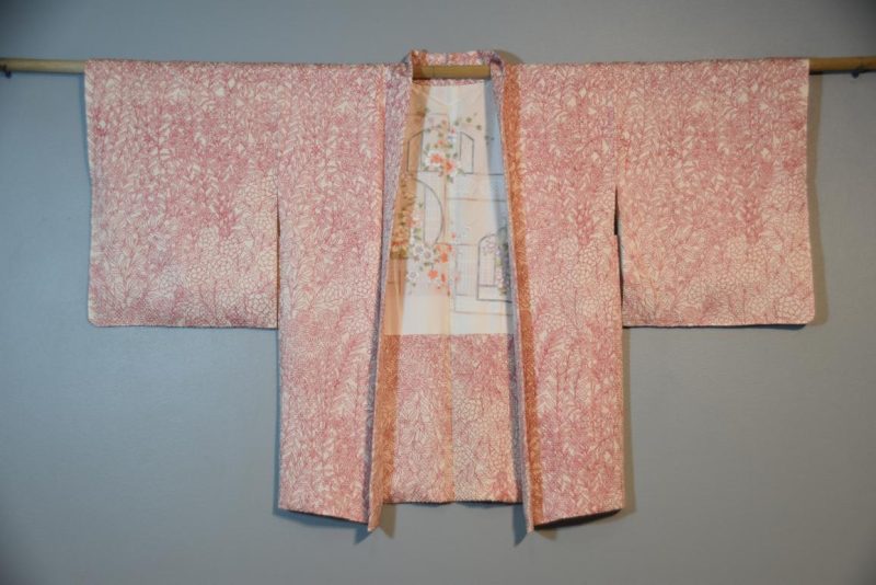 Vintage Silk Shibori Haori Jacket - Image 2