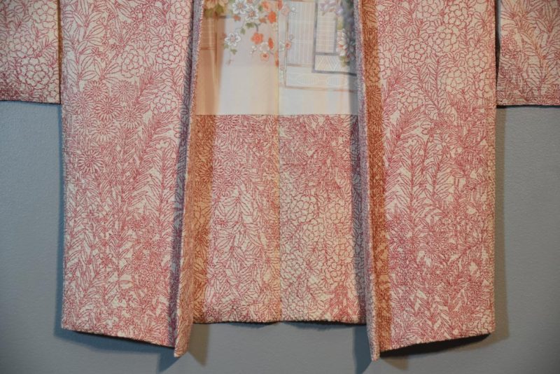 Vintage Silk Shibori Haori Jacket - Image 3
