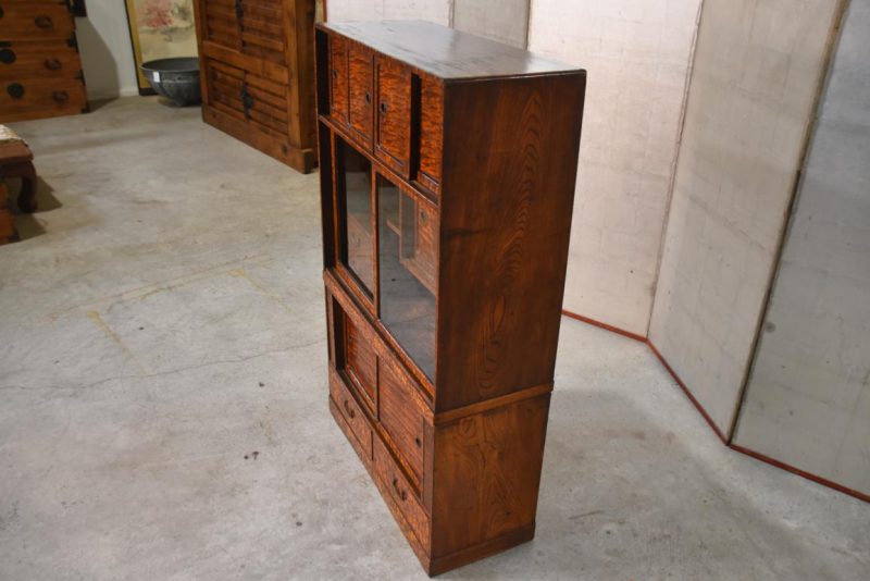 Burled Mulberry Tea Utensil Chest  Width:715mm - Image 6