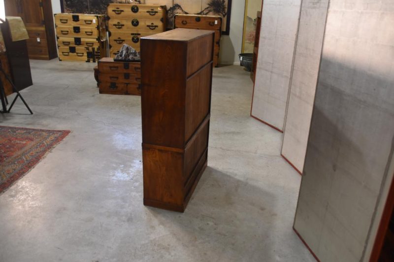 Burled Mulberry Tea Utensil Chest  Width:715mm - Image 5