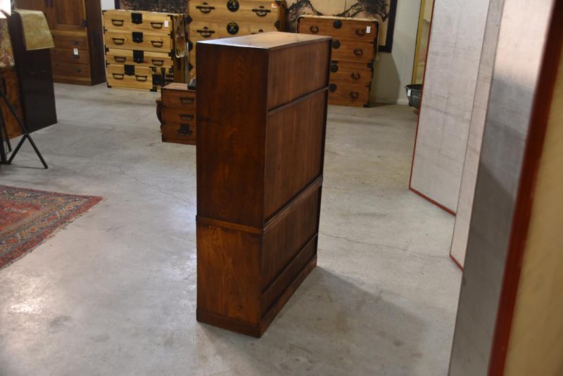 Burled Mulberry Tea Utensil Chest  Width:715mm - Image 4