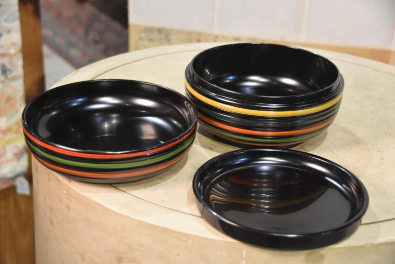 Japanese Spinning Top Design Lidded Container Width:165mm - Image 4