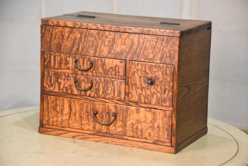 Hari Bako Japanese Vintage Sewing Box Width:293mm - Image 2