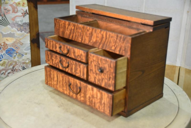 Hari Bako Japanese Vintage Sewing Box Width:293mm - Image 6