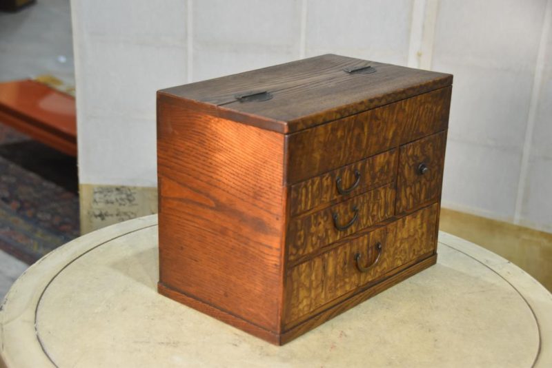 Hari Bako Japanese Vintage Sewing Box Width:293mm - Image 5