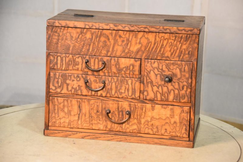 Hari Bako Japanese Vintage Sewing Box Width:293mm - Image 9