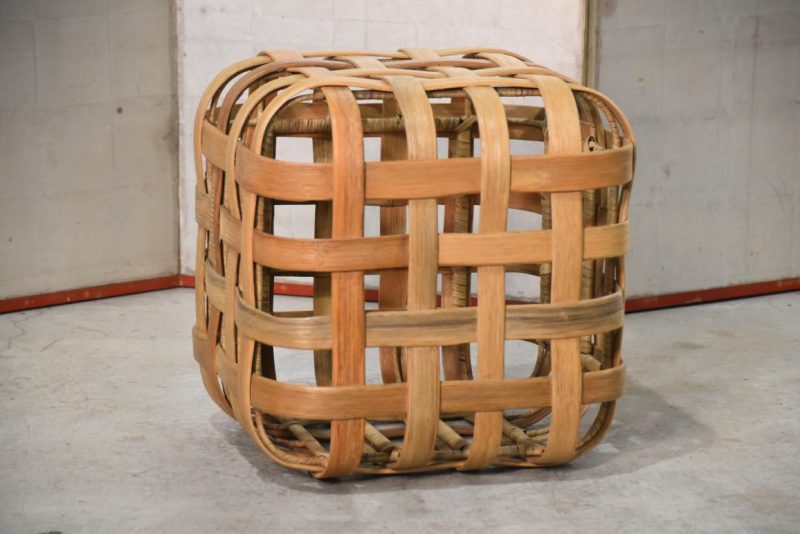 Filipino Bamboo Stool Width:460mm - Image 2