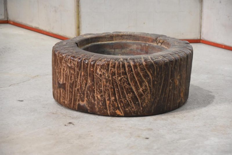 Japanese Elm Wood Hibachi Width:550mm