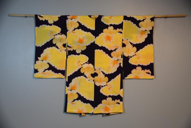 Japanese Floral Silk Haori