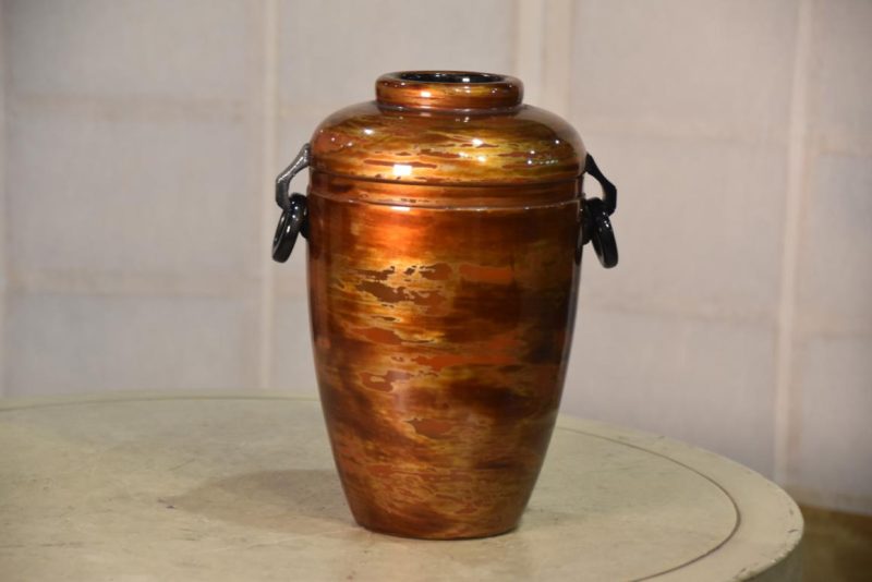 Wakasa Lacquer Vase Width:180mm - Image 4