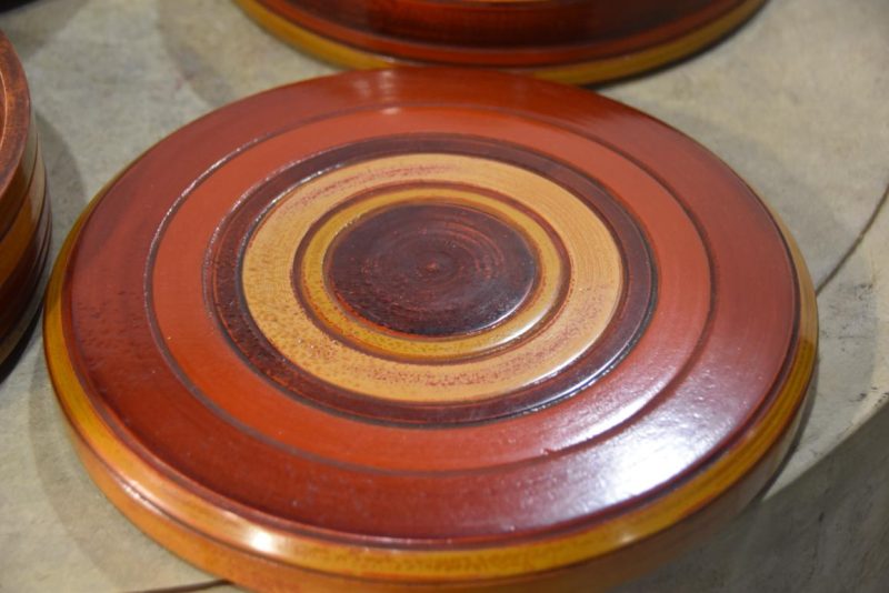 Wooden Jubako... 210 mm's diameter - Image 4