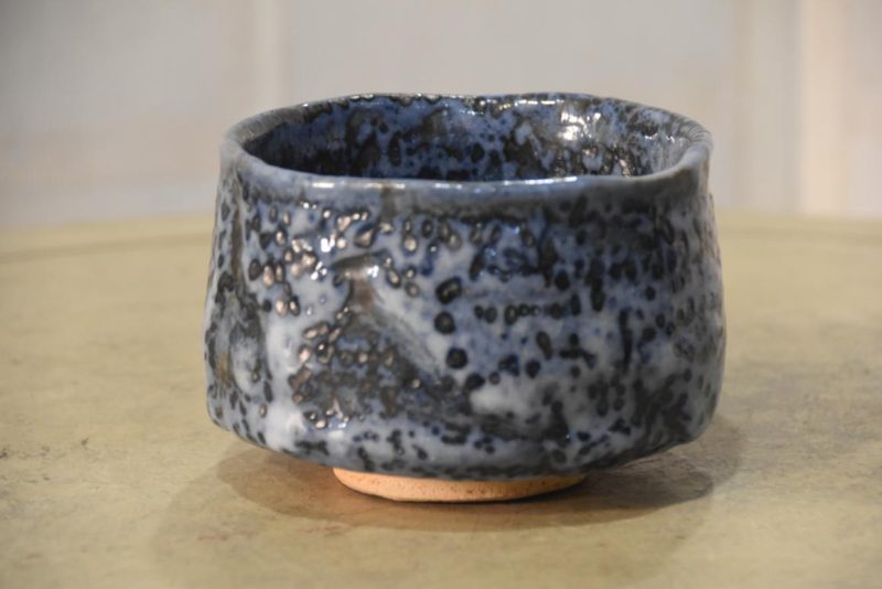 Blue Shino Chawan Tea Bowl - Image 5