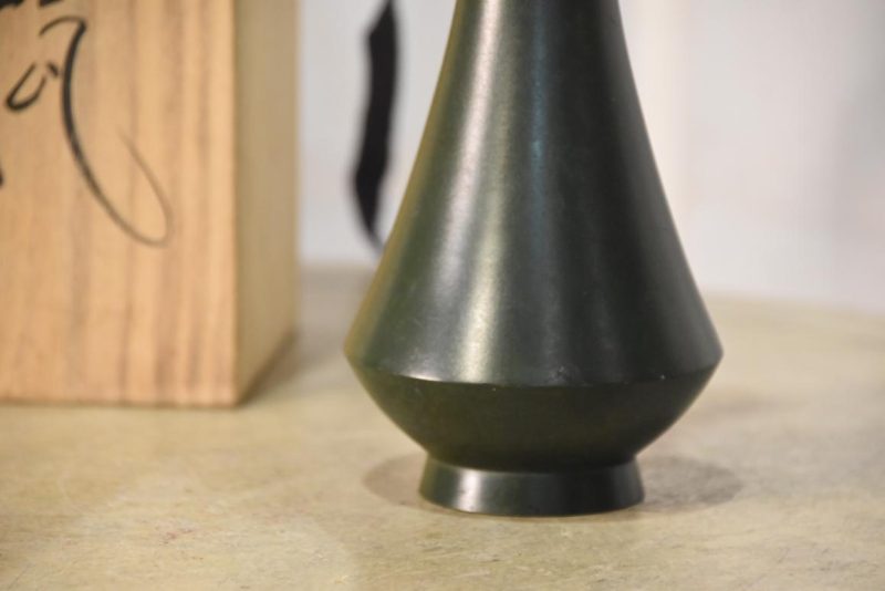 Bronze Murashido Vase....280 mm's high. - Image 2
