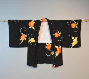 Vintage Silk Rinzu Haori Jacket