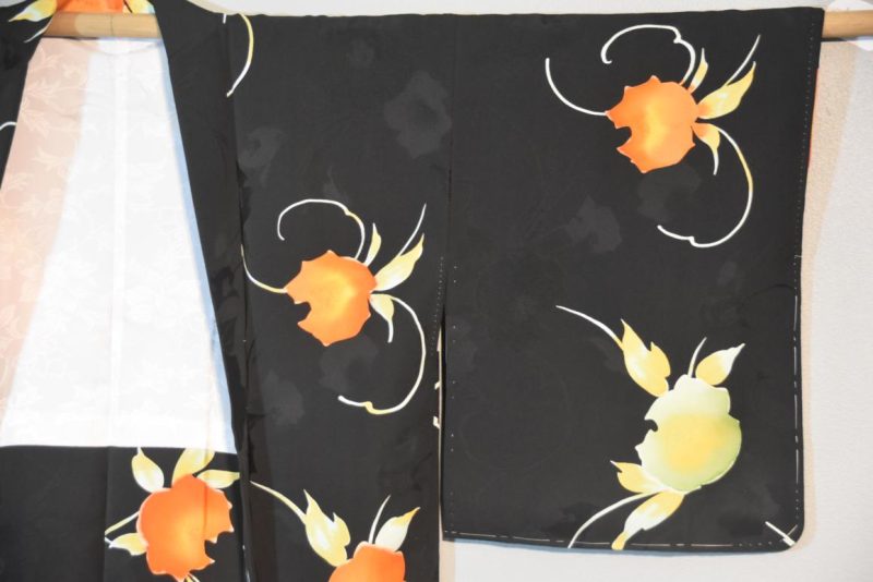 Vintage Silk Rinzu Haori Jacket - Image 6