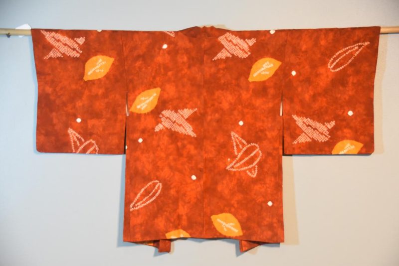 Vintage Silk Shibori (Tie Dye) Haori Jacket - Image 7