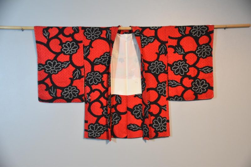 Japanese Silk Shibori Haori - Image 4