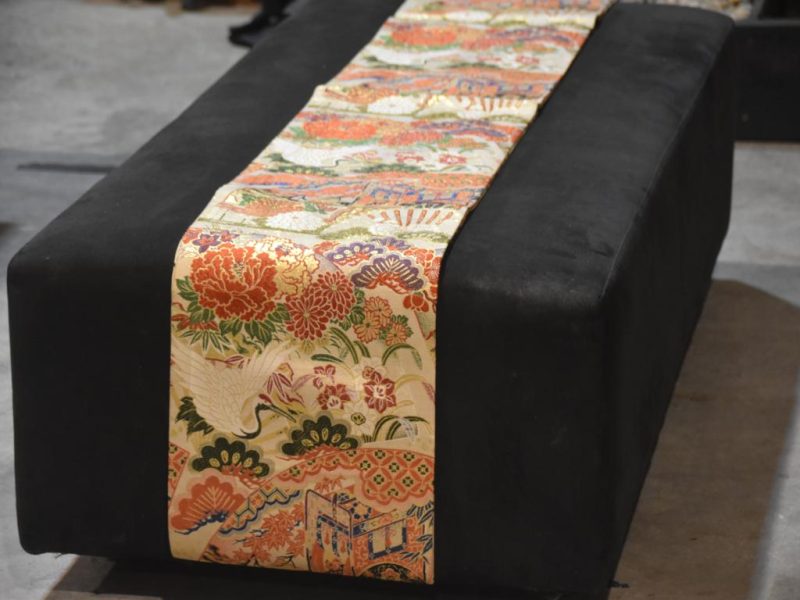 Vintage Maru Obi Sash Table Runner Length 4000mm