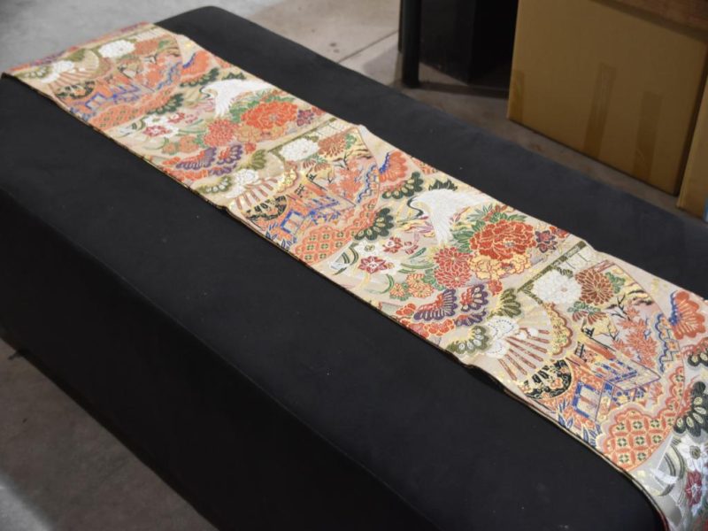 Vintage Maru Obi Sash Table Runner Length 4000mm - Image 5