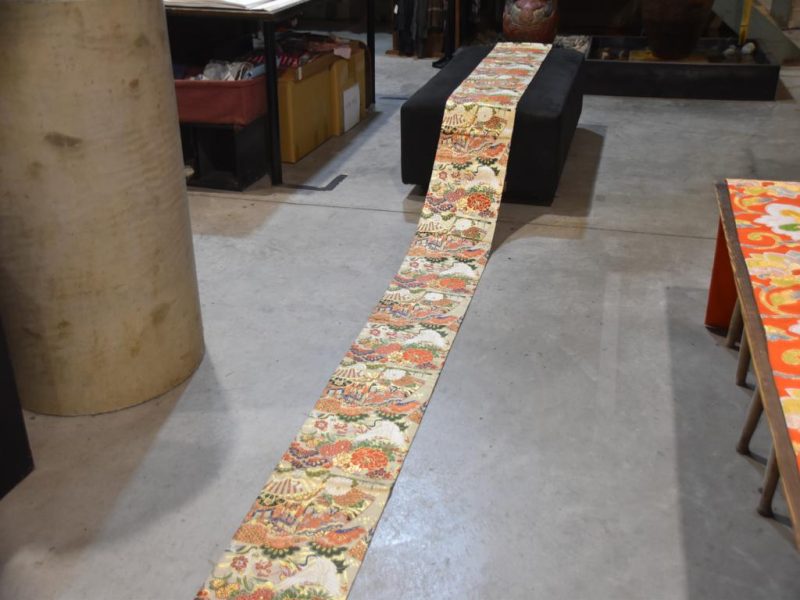 Vintage Maru Obi Sash Table Runner Length 4000mm - Image 4