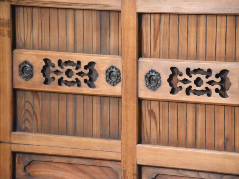 Japanese Antique Sideboard Width:1800mm - Image 7