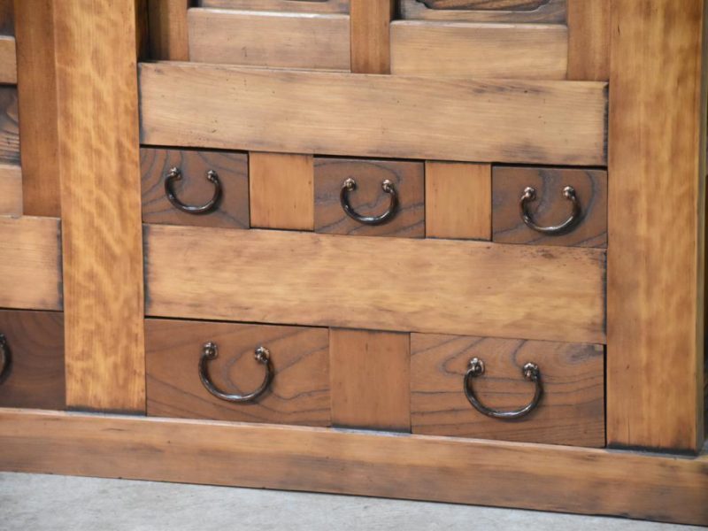Japanese Antique Sideboard Width:1800mm - Image 6
