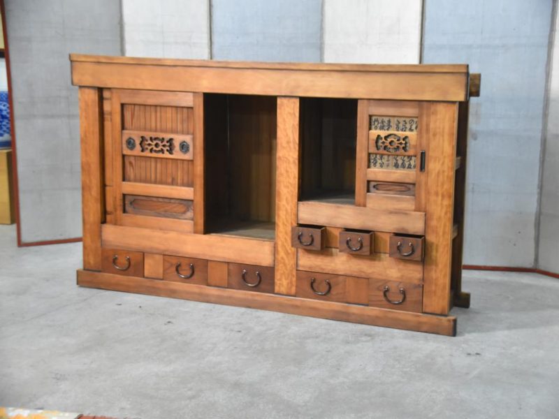 Japanese Antique Sideboard Width:1800mm - Image 5