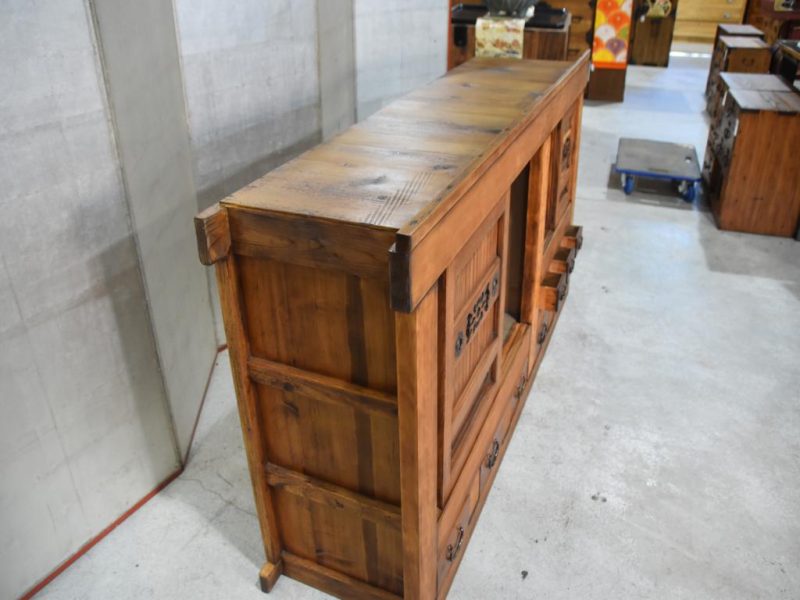 Japanese Antique Sideboard Width:1800mm - Image 4