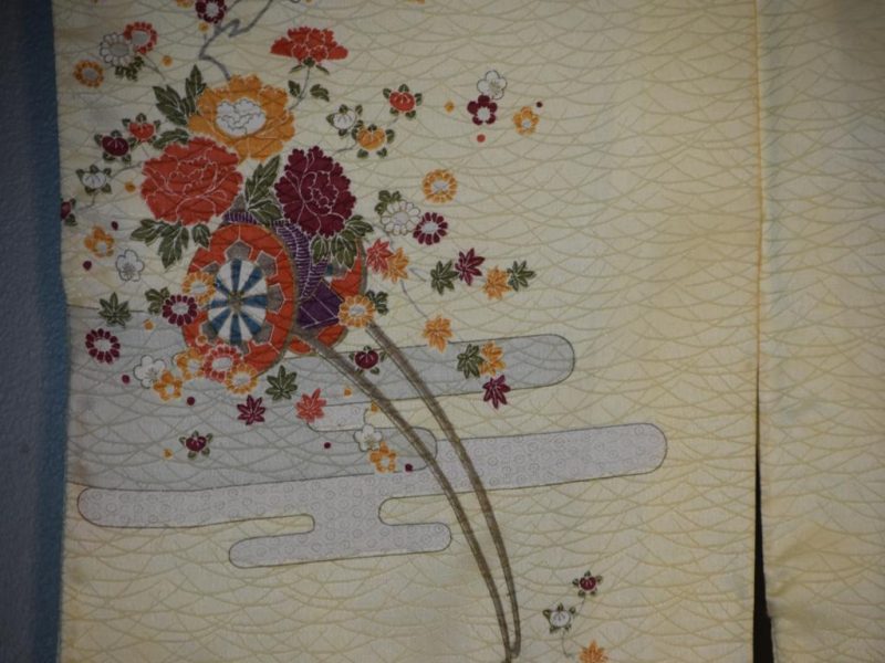 Japanese Vintage Silk Kimono - Image 5