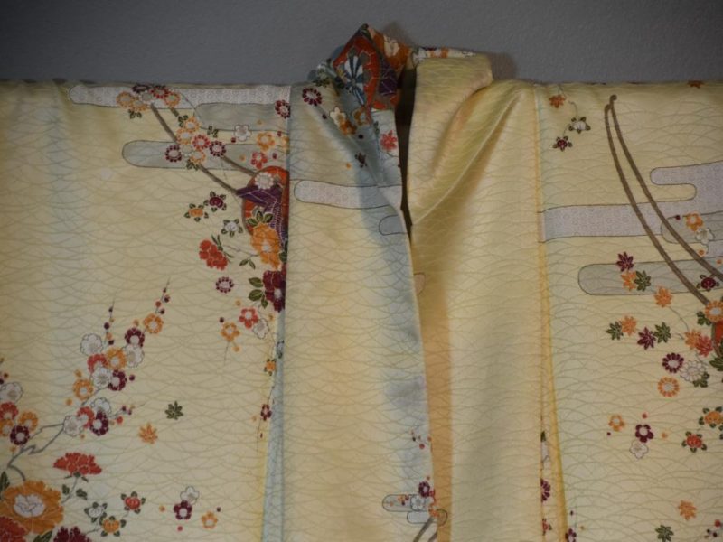 Japanese Vintage Silk Kimono - Image 3