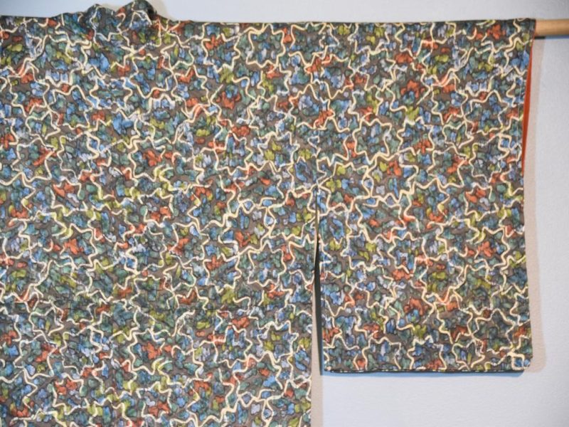 Japanese Vintage Silk Kimono - Image 5