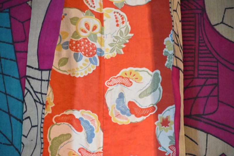 Vintage Japanese Meisen Silk Haori Jacket - Image 7