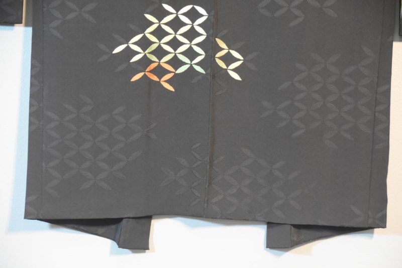 Japanese Vintage Silk Jacquard Haori Jacket - Image 9