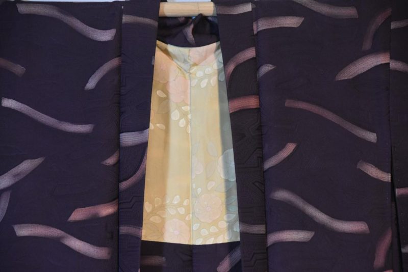 Vintage Japanese Silk Haori Jacket - Image 2
