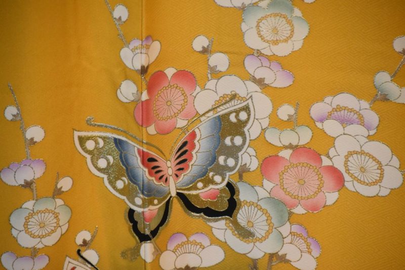 Japanese Vintage Furisode Kimono - Image 6