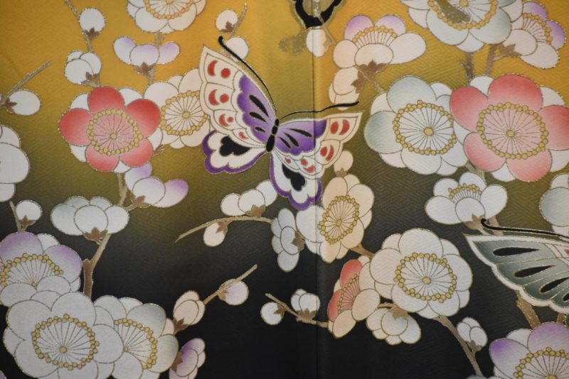 Japanese Vintage Furisode Kimono - Image 5