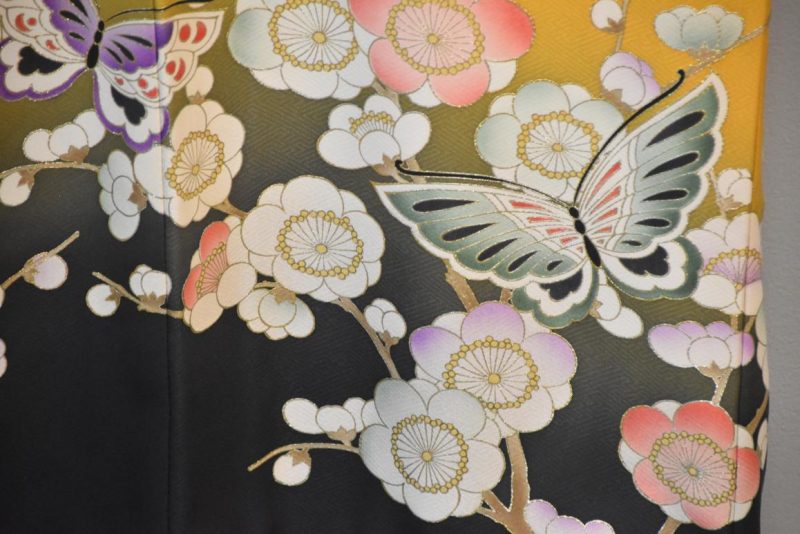 Japanese Vintage Furisode Kimono - Image 16