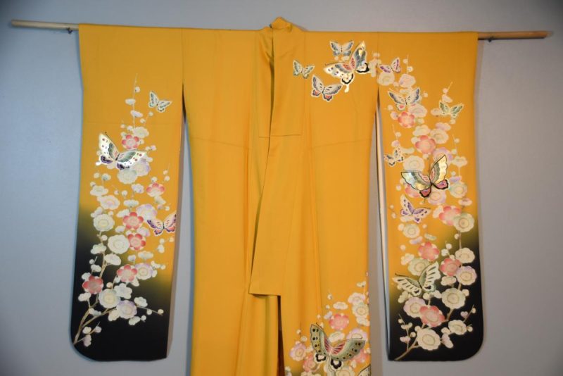 Japanese Vintage Furisode Kimono - Image 14