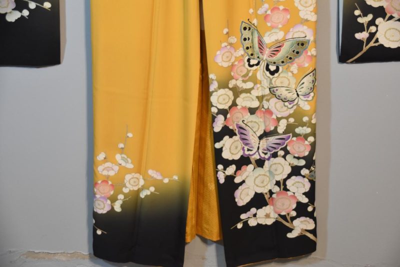 Japanese Vintage Furisode Kimono - Image 12