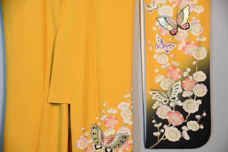 Japanese Vintage Furisode Kimono - Image 11