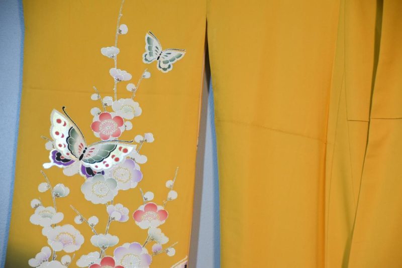 Japanese Vintage Furisode Kimono - Image 8