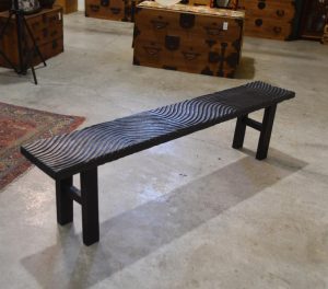 Filipino Wooden Wave Bench Width:1800mm