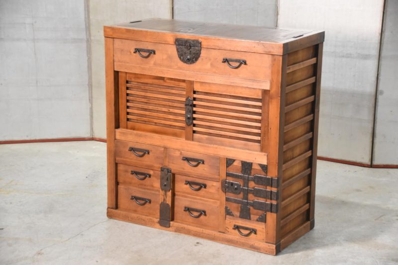Choba Dansu Traditional Japanese Merchant Chest Width:890mm