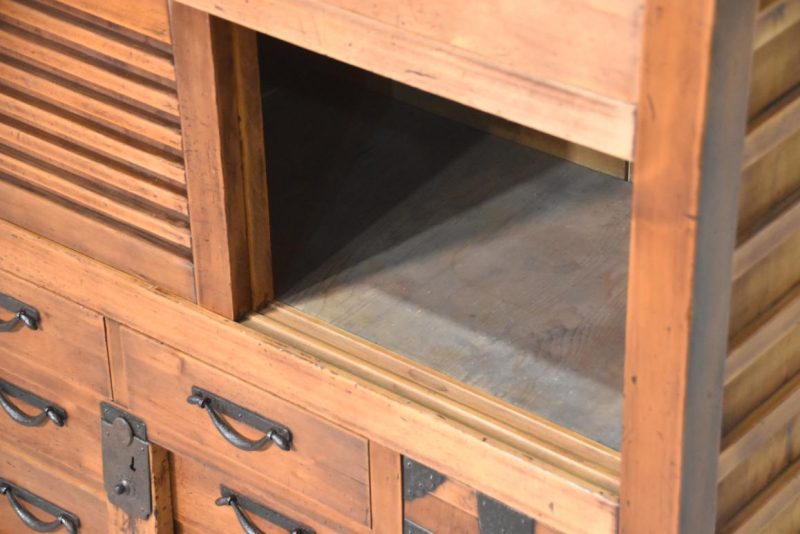 Choba Dansu Traditional Japanese Merchant Chest Width:890mm - Image 6