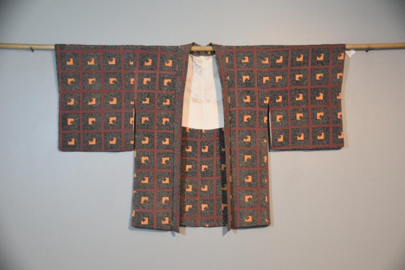 Vintage Silk Haori Jacket - Image 4