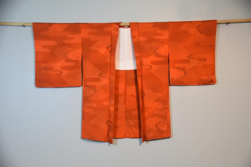 Vintage Japanese Silk Jacquard Haori Jacket - Image 5